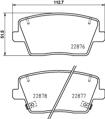 HELLA 8DB 355 039-431 Číslo výrobce: 22876. EAN: 4082300731354.