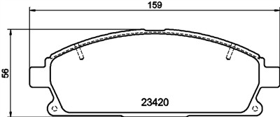 HELLA 8DB 355 021-651 Číslo výrobce: 23420. EAN: 4082300493306.