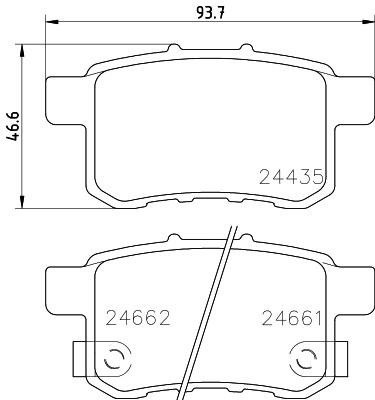 HELLA 8DB 355 013-631 Číslo výrobce: 24435. EAN: 4082300357943.