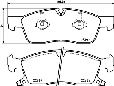 HELLA 8DB 355 025-541 Číslo výrobce: 22563. EAN: 4082300600438.