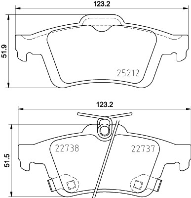 HELLA 8DB 355 037-661 Číslo výrobce: 22737. EAN: 4082300729580.