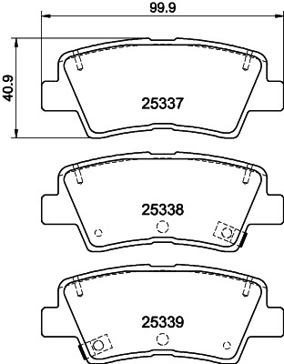 HELLA 8DB 355 044-731 Číslo výrobce: 25337. EAN: 4082300831351.