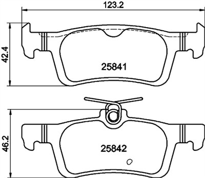HELLA 8DB 355 021-311 Číslo výrobce: 25841. EAN: 4082300492965.