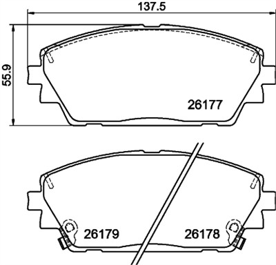 HELLA 8DB 355 040-271 Číslo výrobce: 26177. EAN: 4082300732191.