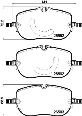 HELLA 8DB 355 044-261 Číslo výrobce: 26592. EAN: 4082300831825.