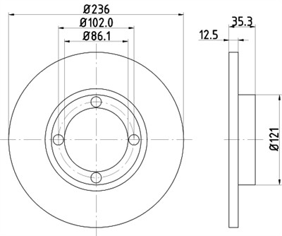 HELLA 8DD 355 107-011 Číslo výrobce: 50280. EAN: 4082300371673.