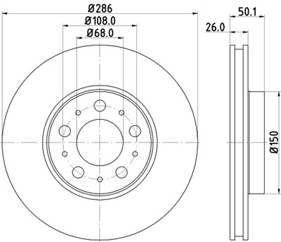 HELLA 8DD 355 107-051 Číslo výrobce: 50282PRO. EAN: 4082300371710.
