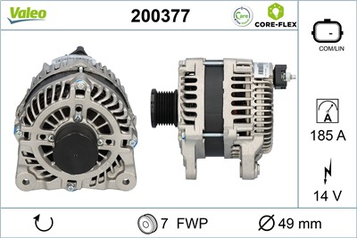VALEO 200377 EAN: 3276422003777.
