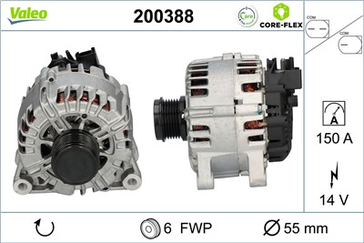 VALEO 200388 EAN: 3276422003883.