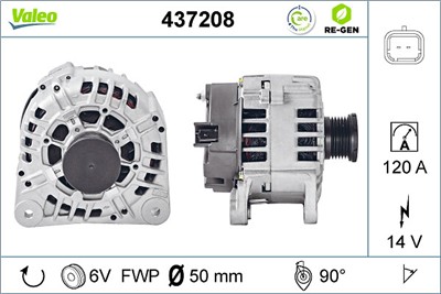 VALEO 437208 EAN: 3276424372086.