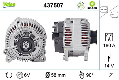 VALEO 437507 EAN: 3276424375070.