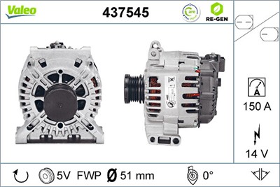VALEO 437545 EAN: 3276424375452.