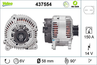 VALEO 437554 EAN: 3276424375544.
