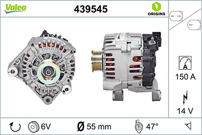 VALEO 439545 EAN: 3276424395450.