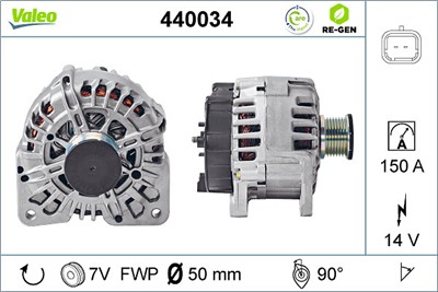 VALEO 440034 EAN: 3276424400345.