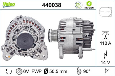 VALEO 440038 EAN: 3276424400383.