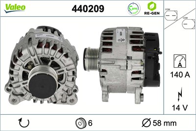 VALEO 440209 EAN: 3276424402097.
