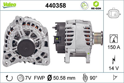 VALEO 440358 EAN: 3276424403582.