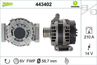 VALEO 443402 EAN: 3276424434029.