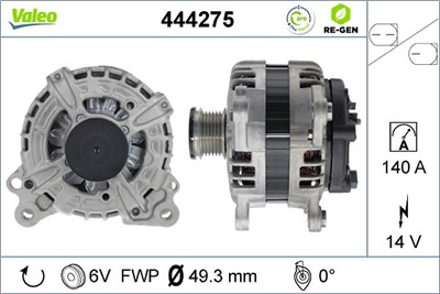VALEO 444275 EAN: 3276424442758.