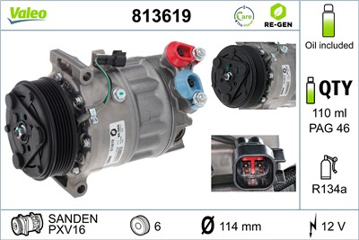 VALEO 813619 EAN: 3276428136196.