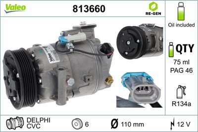 VALEO 813660 EAN: 3276428136608.