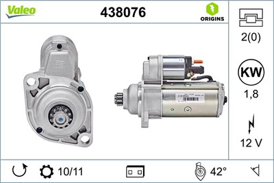 VALEO 438076 EAN: 3276424380760.