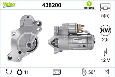 VALEO 438200 EAN: 3276424382009.