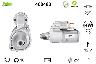 VALEO 460483 EAN: 3276424604835.