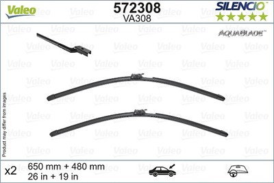 VALEO 572308 Číslo výrobce: VA308. EAN: 3276425723085.