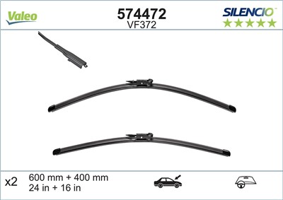 VALEO 574472 Číslo výrobce: VF372. EAN: 3276425744721.