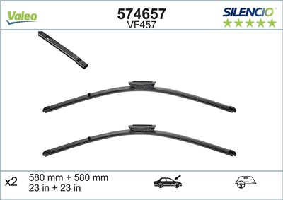 VALEO 574657 Číslo výrobce: VF457. EAN: 3276425746572.