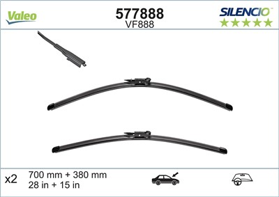 VALEO 577888 Číslo výrobce: VF888. EAN: 3276425778887.