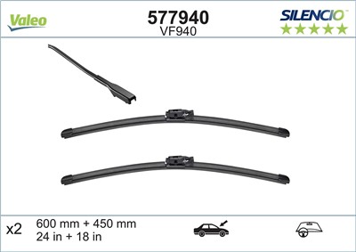 VALEO 577940 Číslo výrobce: VF940. EAN: 3276425779402.
