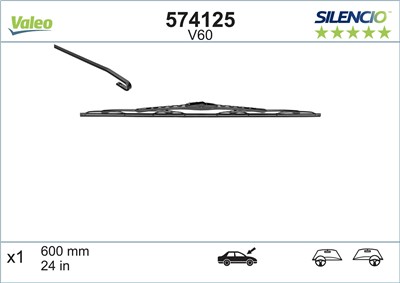 VALEO 574125 Číslo výrobce: V60. EAN: 3276425741256.