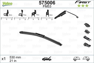 VALEO 575006 Číslo výrobce: FM53. EAN: 3276425750067.