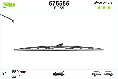VALEO 575555 Číslo výrobce: FC55. EAN: 3276425755550.