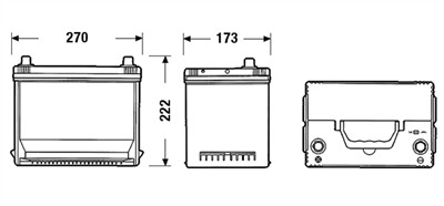 EXIDE EA755 Číslo výrobce: 57024GUG. EAN: 3661024034173.