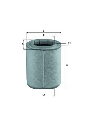 MAHLE ORIGINAL LX 1460 Číslo výrobce: 76610950. EAN: 4009026403709.