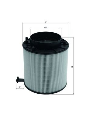 MAHLE ORIGINAL LX 2091D Číslo výrobce: 72546367. EAN: 4009026606223.