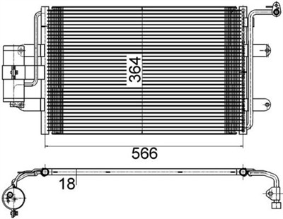 MAHLE ORIGINAL AC 180 000S Číslo výrobce: 351036384. EAN: 4057635019170.