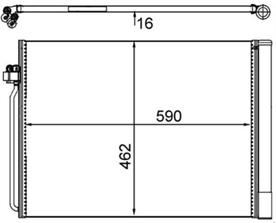 MAHLE ORIGINAL AC 405 000S Číslo výrobce: 351302494. EAN: 4057635022446.