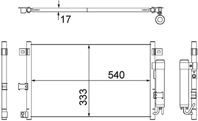 MAHLE ORIGINAL AC 507 000S Číslo výrobce: 351304741. EAN: 4057635023856.