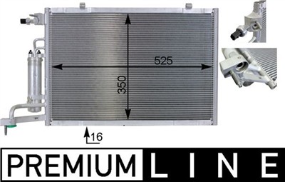 MAHLE ORIGINAL AC 7 000P Číslo výrobce: 351000401. EAN: 4057635017671.