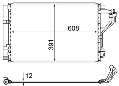 MAHLE ORIGINAL AC 867 000S Číslo výrobce: 351344624. EAN: 4057635028110.