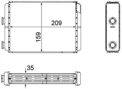MAHLE ORIGINAL AH 60 000S Číslo výrobce: 351308251. EAN: 4057635045414.