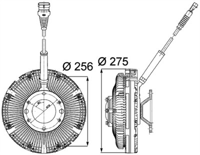 MAHLE ORIGINAL CFC 97 000P Číslo výrobce: 376734781. EAN: 4057635053570.
