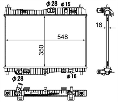 MAHLE ORIGINAL CR 1896 000S Číslo výrobce: 376790501. EAN: 4057635101189.