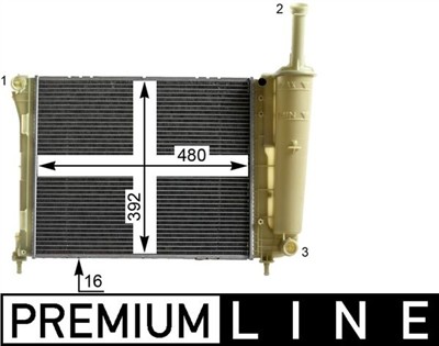 MAHLE ORIGINAL CR 2005 000P Číslo výrobce: 8MK 376 900-221. EAN: 4057635102414.