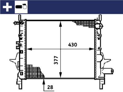 MAHLE ORIGINAL CR 614 000S Číslo výrobce: 376720014. EAN: 4057635087544.